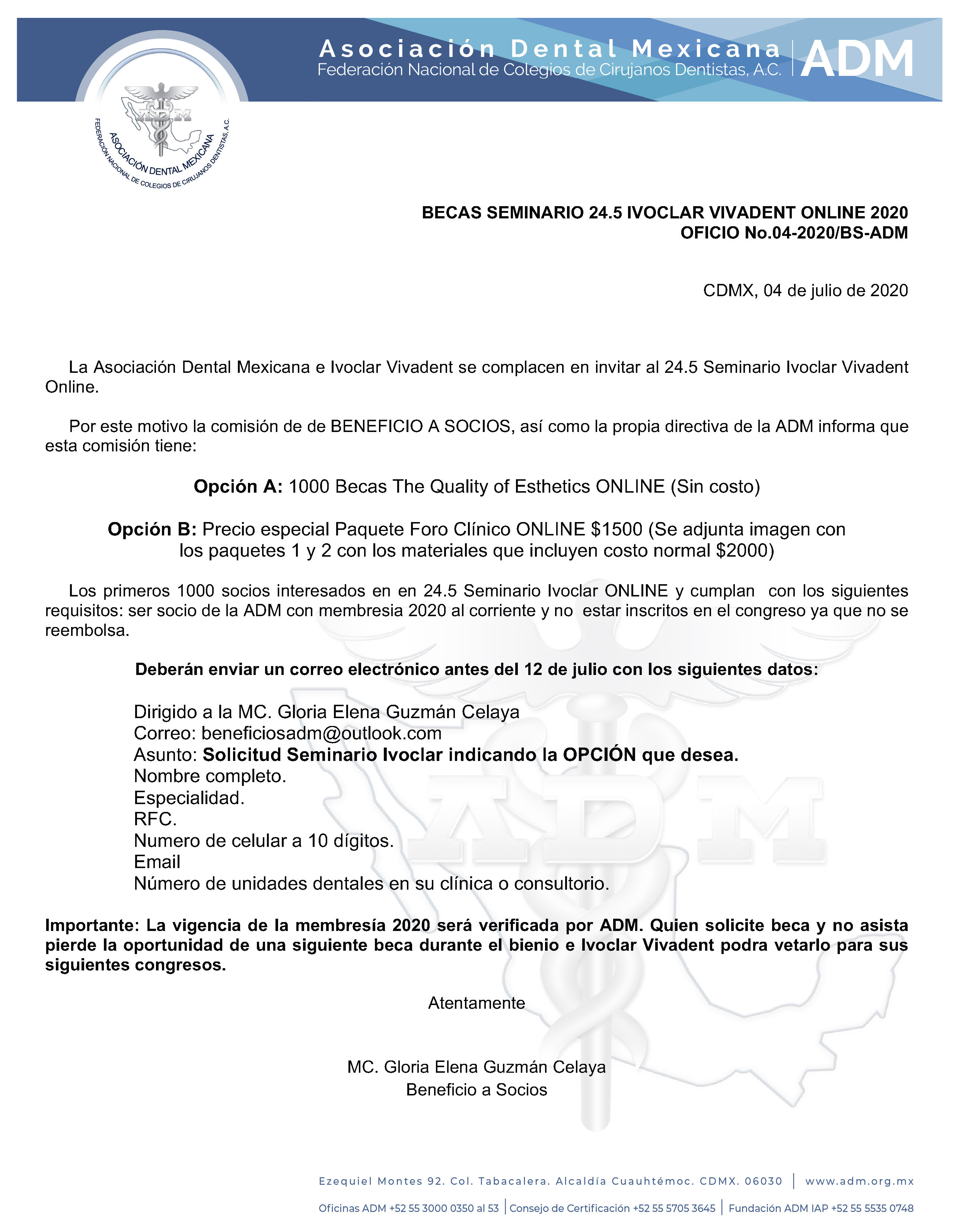 Eventos ADM